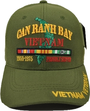 Can Ranh Bay Spelling Error Proudly Served Vietnam Veteran Mens Cap