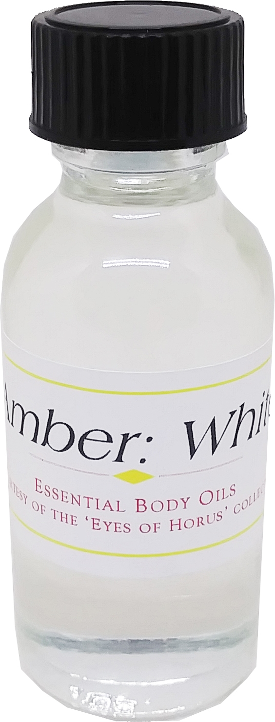 Amber: White Scented Body Oil Fragrance