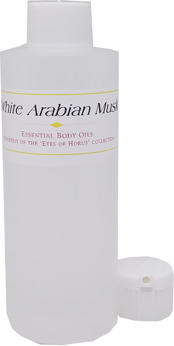 White Arabian Musk Scented Body Oil Fragrance