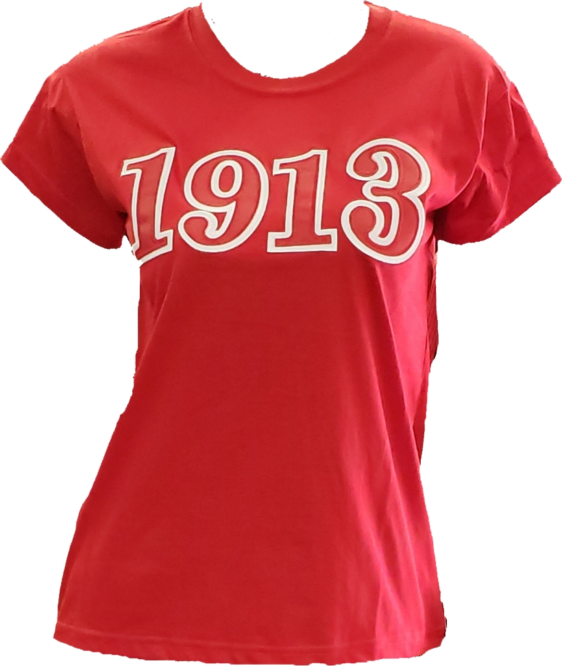 Buffalo Dallas Delta Sigma Theta 1913 Applique Ladies Tee [Short Sleeve ...