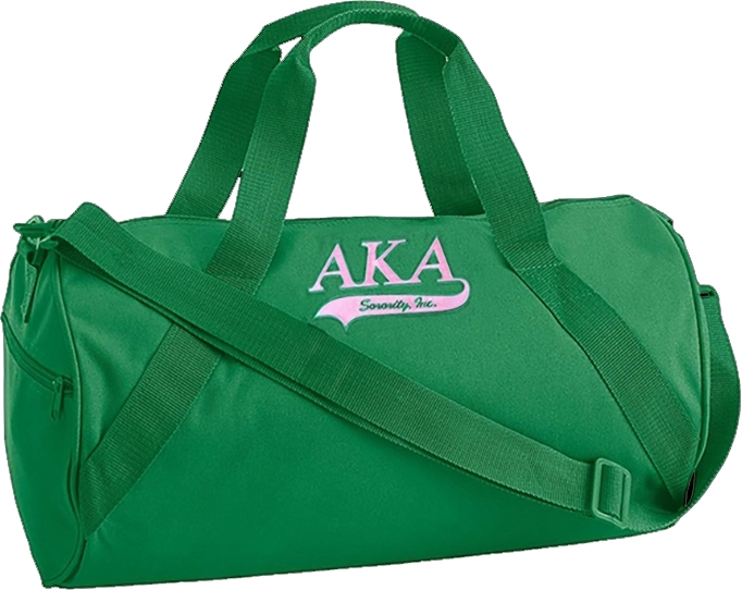 alpha kappa alpha duffle bag