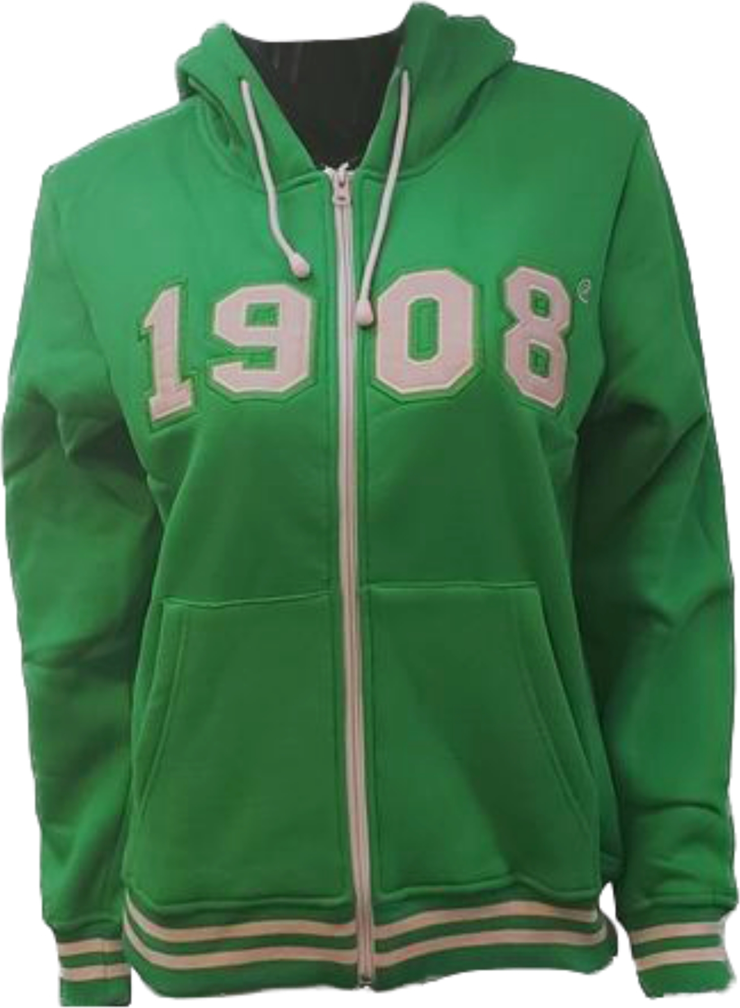 Buffalo Dallas Alpha Kappa Alpha 1908 Applique Ladies Zip-Up Hoodie ...