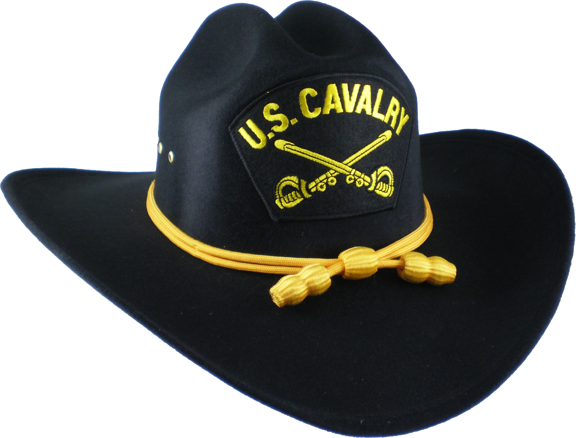 Eagle Crest U.S. Cavalry Patch Braid Felt Cowboy Western Mens Hat | The ...