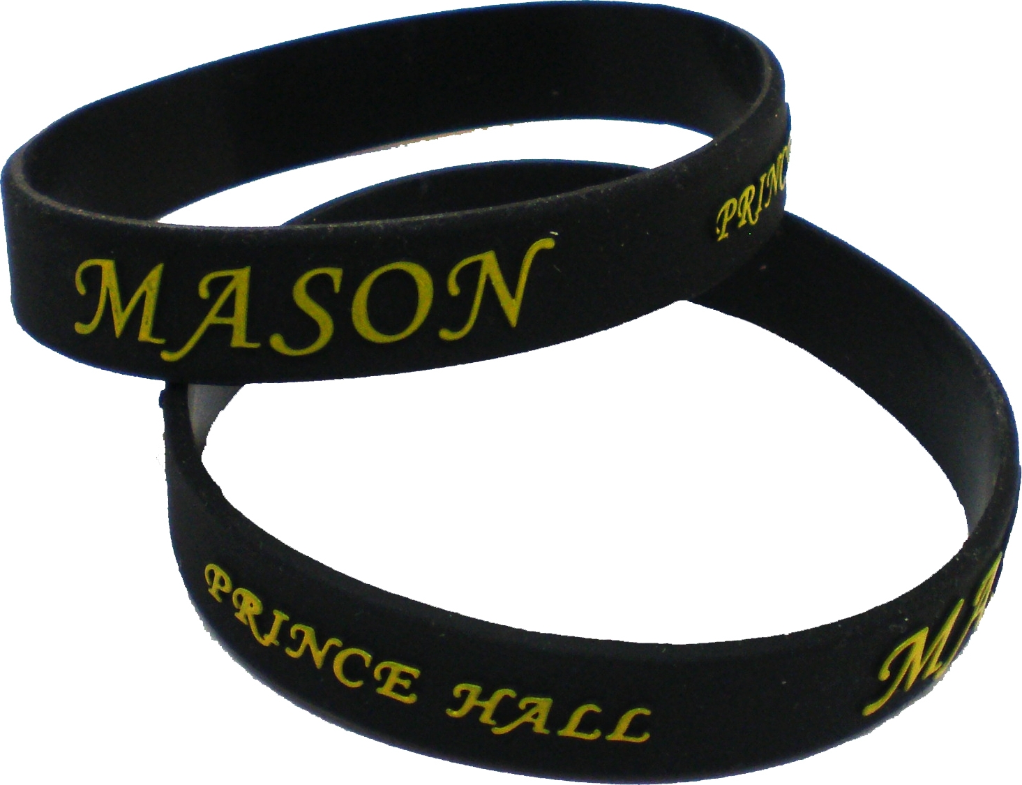 Prince Hall Mason Embossed Silicone Wristband [Pre-Pack] | The Cultural ...