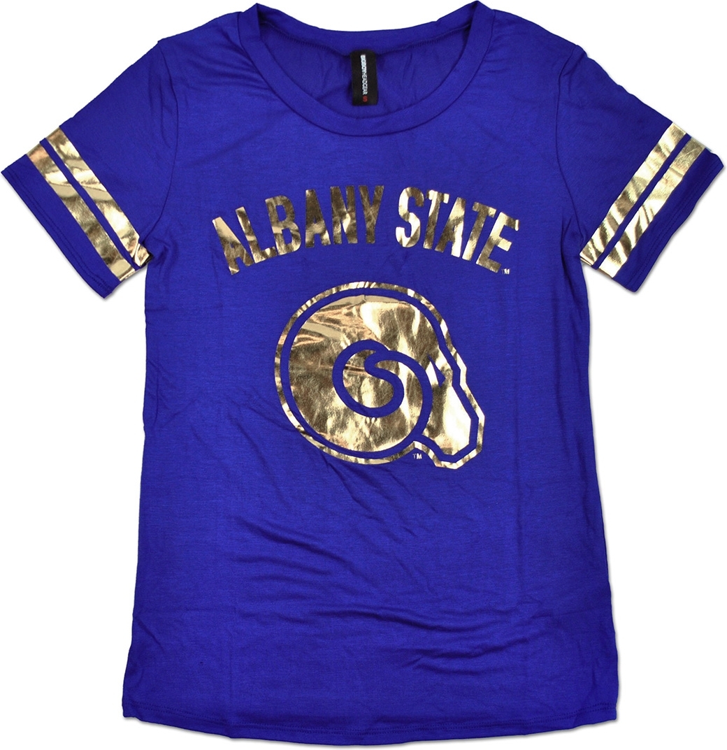 Big Boy Albany State Golden Rams S3 Ladies Jersey Tee [Royal Blue - 3XL]