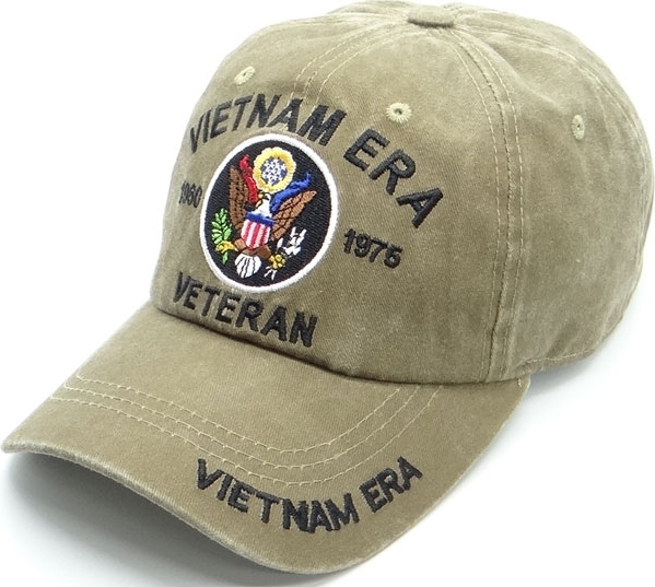 Vietnam Era Veteran Pigment Washed Cotton Mens Cap | The Cultural ...