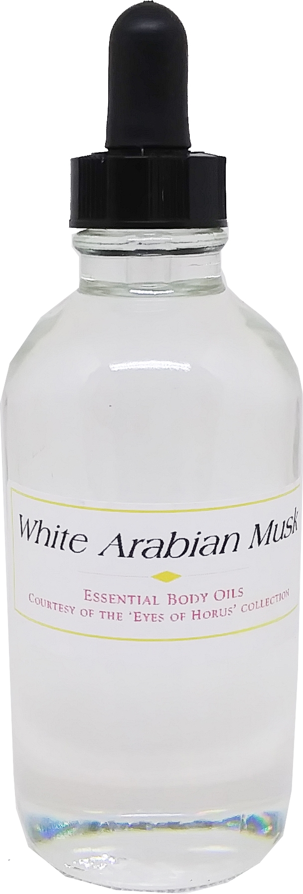 White Arabian Musk Scented Body Oil Fragrance