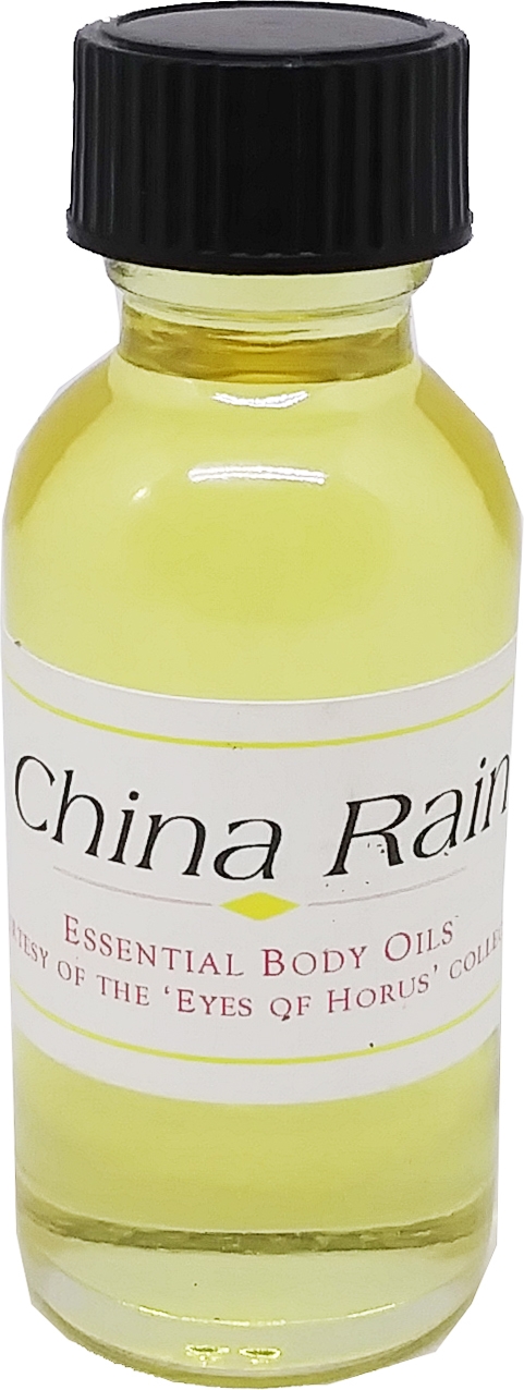 China Rain Scented Body Oil Fragrance