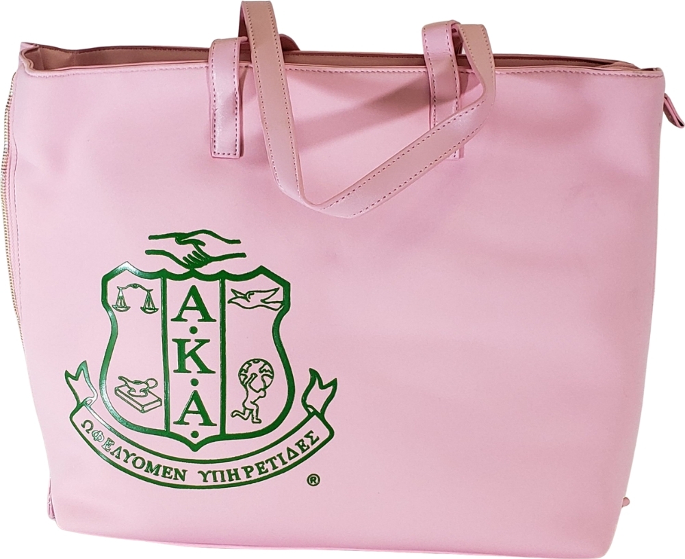 Buffalo Dallas Alpha Kappa Alpha Expandable Tote Bag [Pink - 20