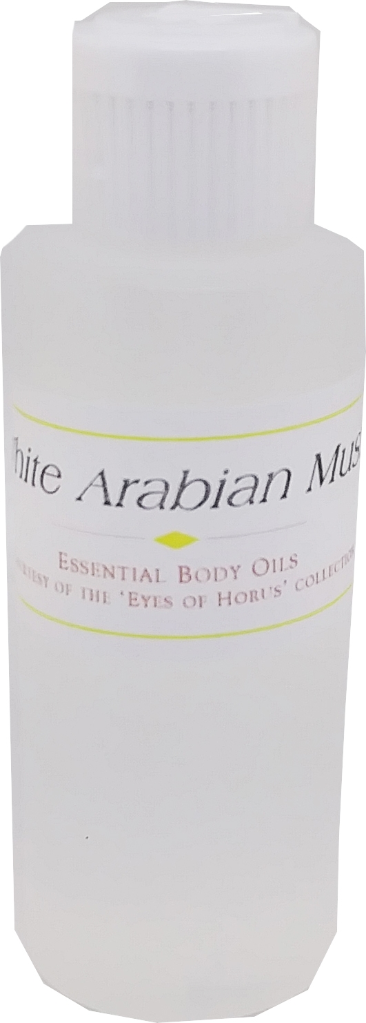 White Arabian Musk Scented Body Oil Fragrance