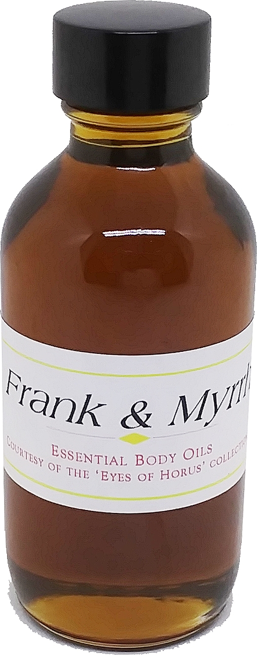 Frankincense & Myrrh Scented Body Oil Fragrance