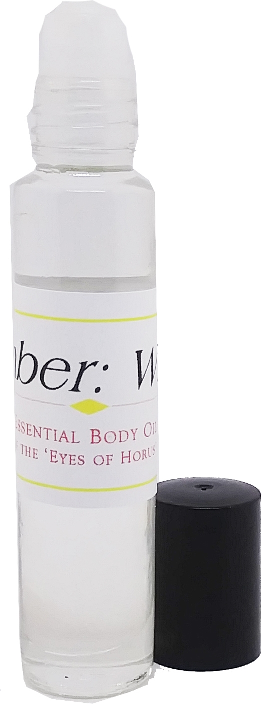 Amber: White Scented Body Oil Fragrance