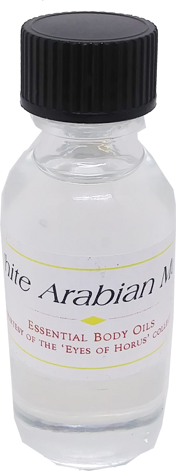 White Arabian Musk Scented Body Oil Fragrance