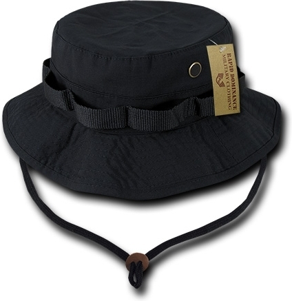 Rapid Dominance Ripstop Mens Boonie Hat [Black - M] > Product Details