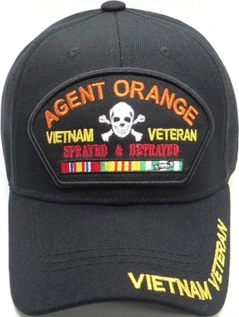 Agent Orange Vietnam Veteran Mens Cap [Baseball Cap - Black ...