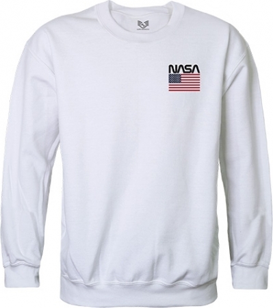 RapDom NASA Worm 1 Graphic Mens Crewneck Sweatshirt [White - XL ...