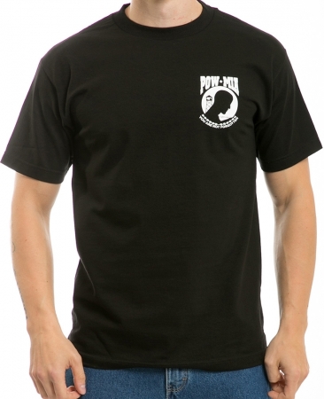 Rapdom Pow Mia Logo Military Mens Tee 