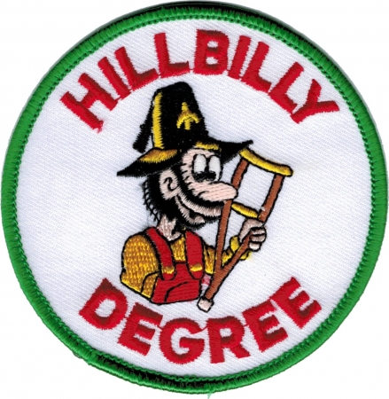 Shriner Crutch Hillbilly Degree Round Iron-On Patch | The Cultural ...