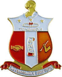 View Product Detials For The Kappa Alpha Psi Shield Die-Cut Car Badge