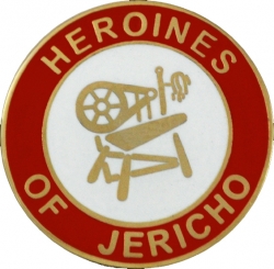 View Buying Options For The Heroines Of Jericho Round Lapel Pin