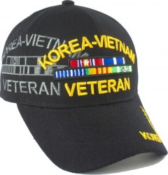 View Buying Options For The Korea-Vietnam War Veteran Ribbon Shadow Mens Cap