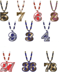 View Buying Options For The Omega Psi Phi Wood Color Bead Tiki Line #36 Medallion