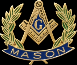 View Buying Options For The Mason Wreath Lapel Pin