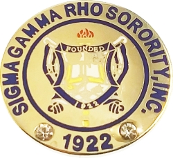 View Buying Options For The Sigma Gamma Rho Sorority Inc. Rhinestone Lapel Pin