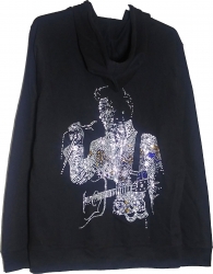 elvis zip up hoodie