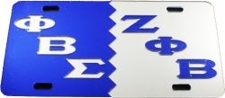 View Buying Options For The Phi Beta Sigma + Zeta Phi Beta Split Mirror License Plate