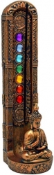 View Buying Options For The Buddha Seven Chakras Tower Incense Burner