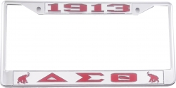 View Product Detials For The Delta Sigma Theta 1913 Elephants License Plate Frame