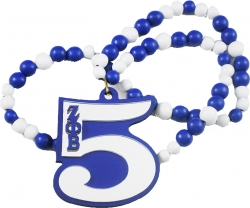 View Buying Options For The Zeta Phi Beta Wood Color Bead Tiki Line #5 Medallion