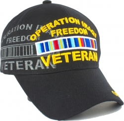 View Buying Options For The Operation Iraqi Freedom Veteran Ribbons Shadow Mens Cap