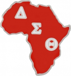 View Buying Options For The Delta Sigma Theta Africa Lapel Pin