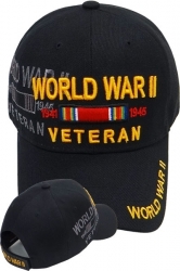 View Buying Options For The World War II 1941-1945 Ribbons Shadow Mens Cap