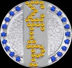 View Buying Options For The Sigma Gamma Rho 3 Letter Crystal Single Snap Button