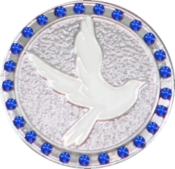 View Buying Options For The Zeta Phi Beta Dove Crystal Single Snap Button