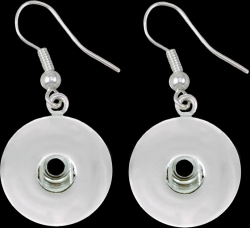 View Buying Options For The Single Button Receiver Earrings