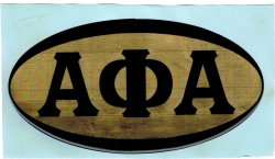 View Buying Options For The Alpha Phi Alpha Domed Decal Sticker [Pre-Pack]