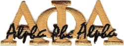 View Buying Options For The Alpha Phi Alpha Signature Iron-On Patch