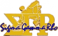 View Buying Options For The Sigma Gamma Rho Poodle New Image Lapel Pin