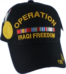 View Buying Options For The Operation Iraqi Freedom Ribbon Medal Mens Cap