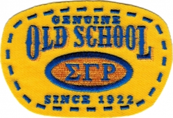 View Buying Options For The Sigma Gamma Rho Old School Scissor Cut Iron-On Patch