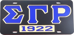 View Buying Options For The Sigma Gamma Rho 1922 Mirror Insert Tag License Plate