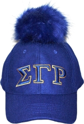 View Buying Options For The Big Boy Sigma Gamma Rho Divine 9 S148 Ladies Pom Pom Cap