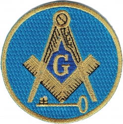 View Buying Options For The International Mason Round Iron-On Patch