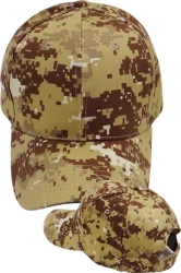 View Buying Options For The Plain Camouflage Curved Bill Mens Cap