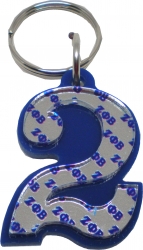 View Buying Options For The Zeta Phi Beta Line #2 Key Chain