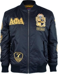 View Buying Options For The Big Boy Alpha Phi Alpha Divine 9 S1 Bomber Flight Mens Jacket